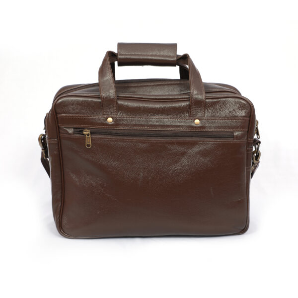 Genuine Leather Laptop Bag - Image 3