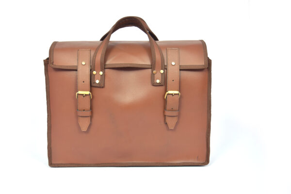Flap Closing Leather Tool Bag