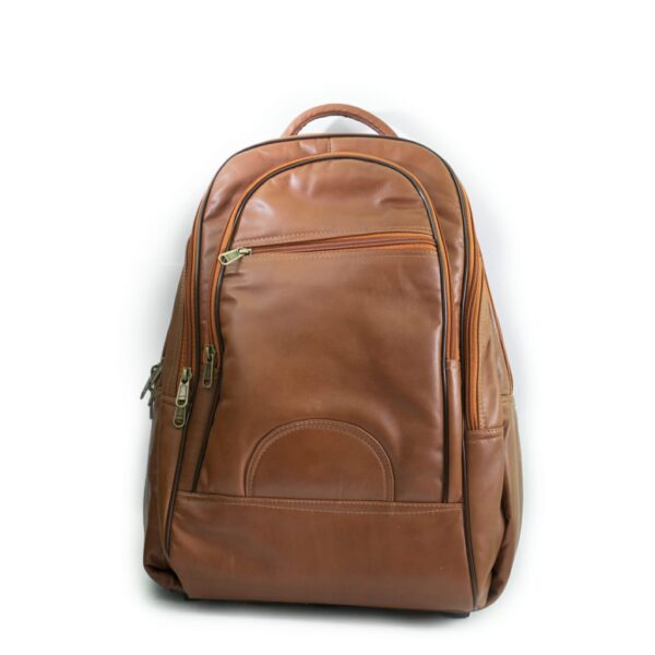 Genuine Leather Laptop Backpack - Image 2