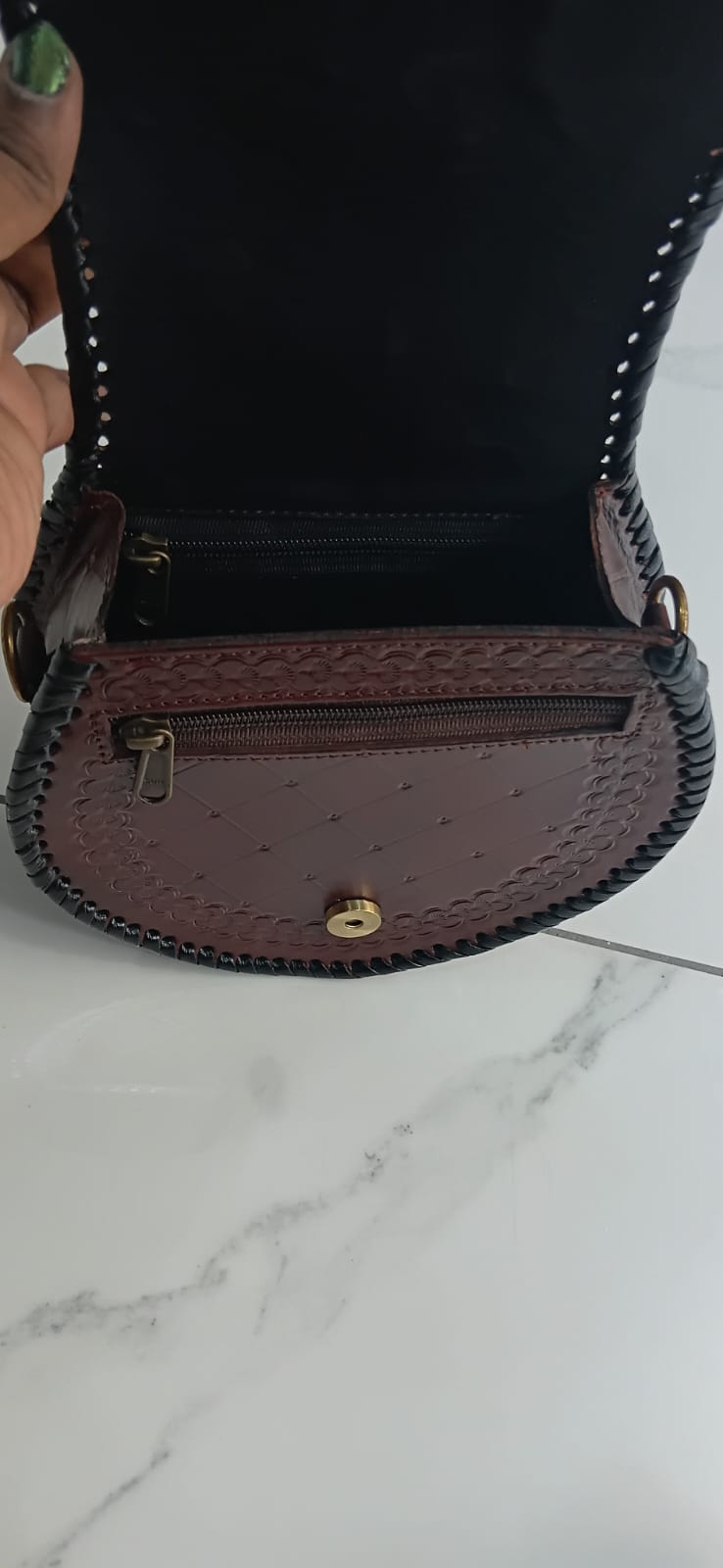 WOMEN'S HAND CARVING LEATHER BAG - Image 6