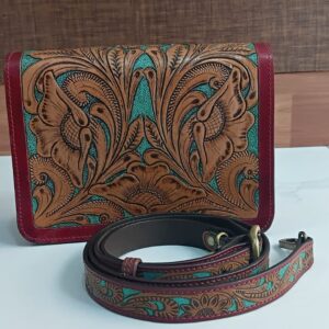 WOMEN'S HAND CARVING SLING BAG