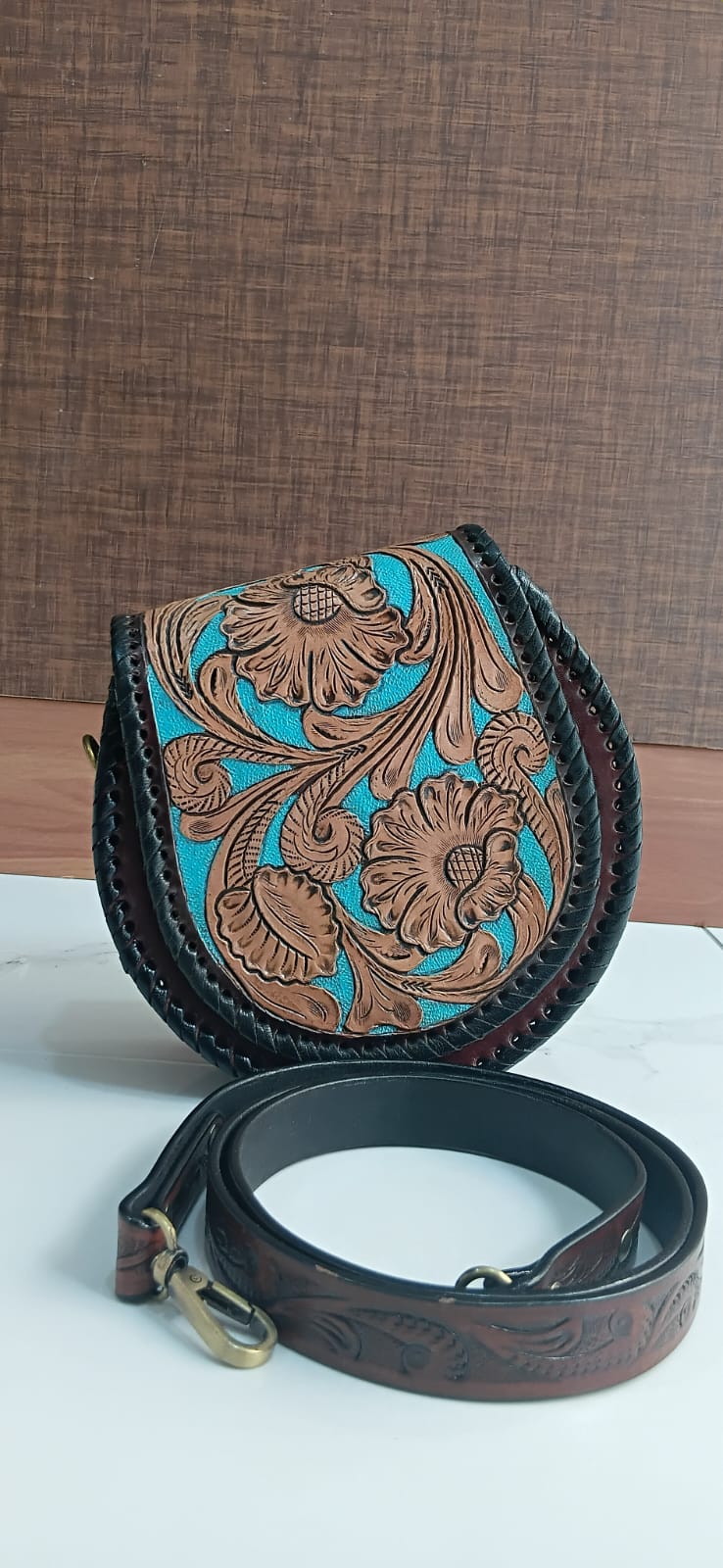WOMEN'S HAND CARVING LEATHER BAG - Image 8