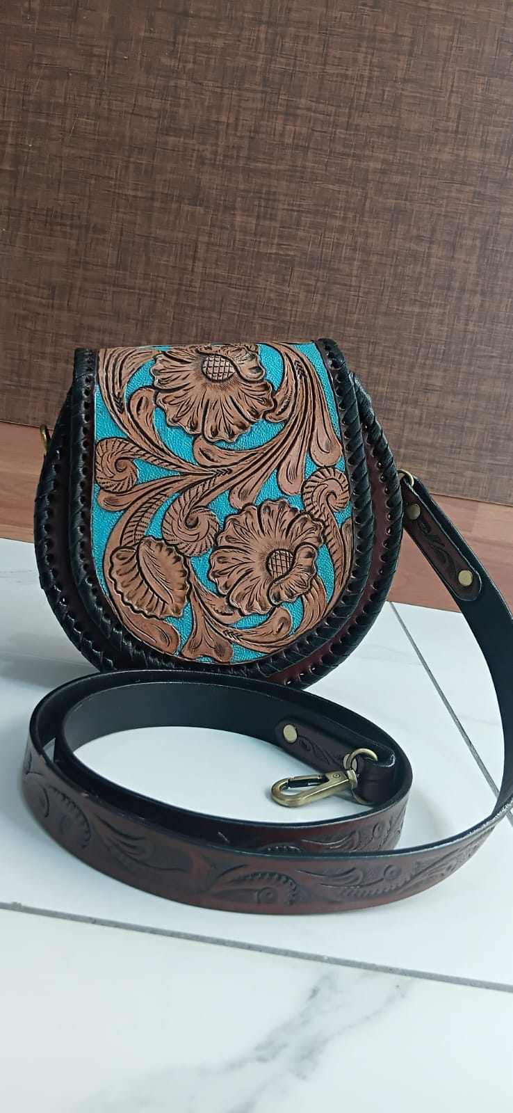 WOMEN'S HAND CARVING LEATHER BAG - Image 9