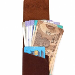 WILDLIFE COMPACT LEATHER WALLET- OIL TAN